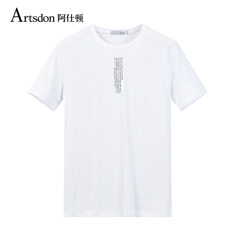 Artsdon/°¢Ê˶ٻù´¡¾»É«¶ÌÐäTÐô2018Ïļ¾ÐÂÆ·ÃÞÖÊTÐôÄÐAG2017402