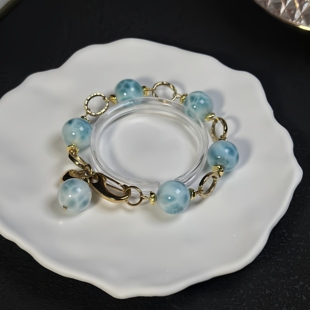 天然精品多米尼加国石海纹石手链