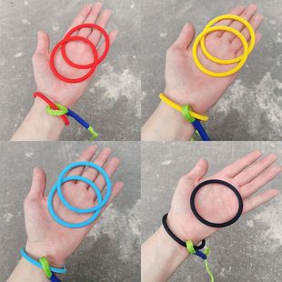 撒网手绳专用手环套手环安全手环硅胶材质柔软舒适手绳头手圈圆形
