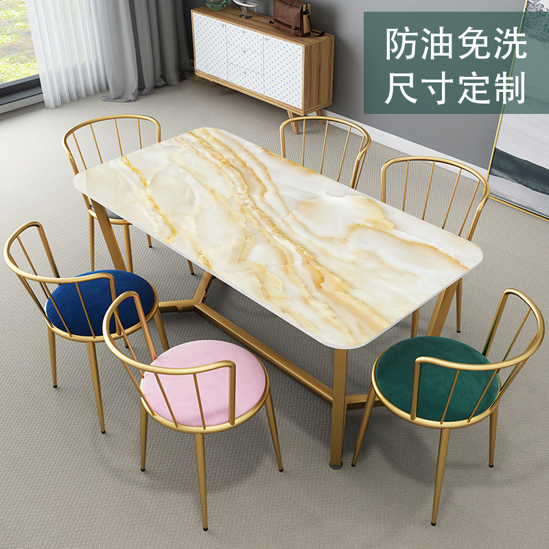 仿大理石纹桌垫茶几垫桌布pvc防水防油防烫北欧ins网红餐桌垫家用,居家布艺,桌布,淘宝优惠券,粉丝福利购,淘宝优惠卷