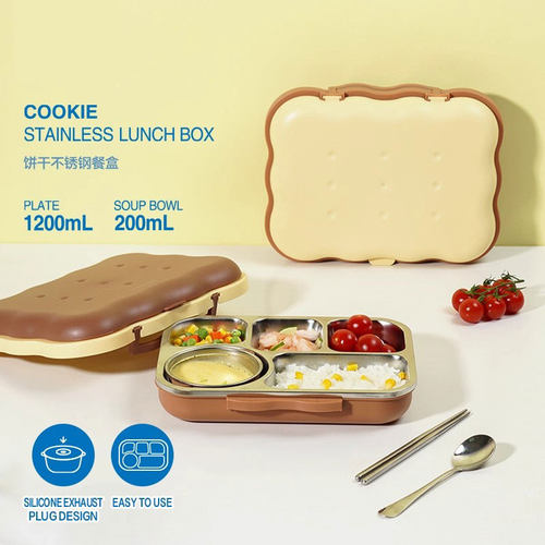 乐扣316不锈钢保温饭盒