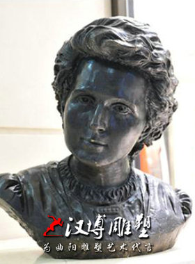 头像校园图书馆雕塑铸铜