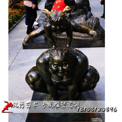 玻璃钢铸铜石材户外摆放景观雕塑