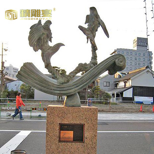 十二星座主题艺术铜雕加工城市广场大型动物景观雕像铸铜雕塑定制