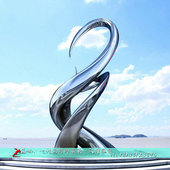 金属雕塑户外大型不锈钢雕塑定制园林景观制作文化艺术不锈钢雕像