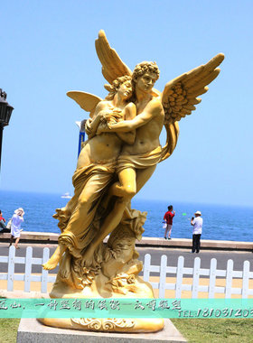 园林爱情文化雕像大型铸铜定制