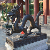 铸铜动物雕塑玻璃钢仿铜龙雕塑制作雕像园林景观大型铜雕艺术品