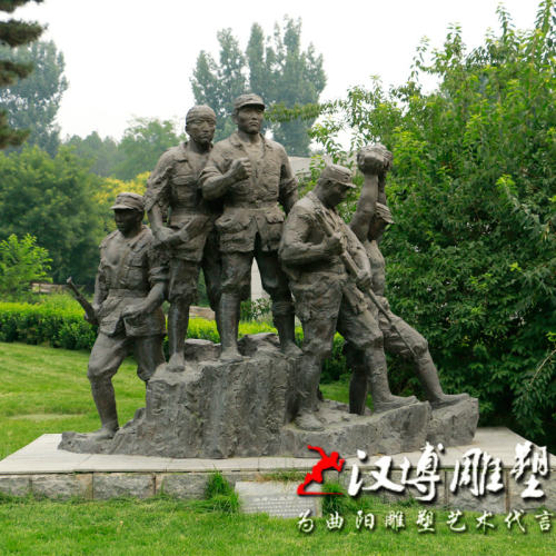 情景玻璃钢公园人物雕塑定制