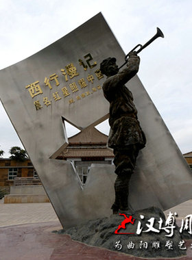 大型城市广场景观军人部队雕塑