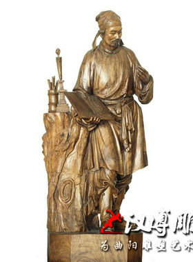 古代雕像印刷术玻璃钢铸铜定制