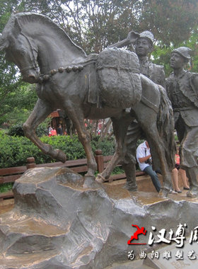 古代商业风云南文化公园人物雕塑