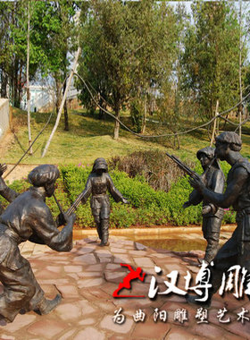少数民族风文化步行街人物雕塑