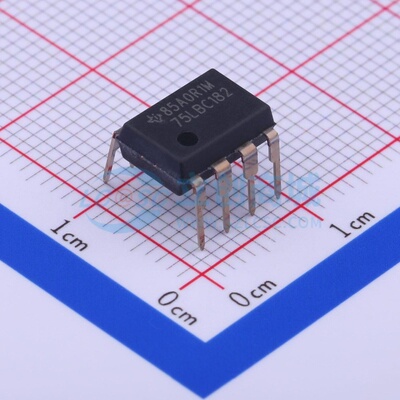 RS-485/RS-422芯片 SN75LBC182P PDIP-8 TI/德州 电子元器件配单