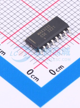 RS232芯片 MAX3232CSE+T SOIC-16 MAXIM(美信) 电子元件原装正品