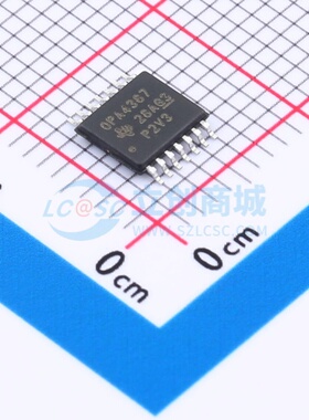 精密运放 OPA4387PWR TSSOP-14 TI/德州 电子元器件配单原装正品