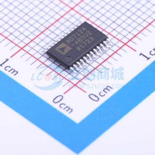 模数转换芯片ADC AD7124-4BRUZ TSSOP-24 ADI(亚德诺) 电子元器件