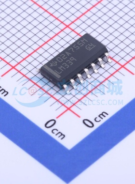 比较器 LM339D SOIC-14 TI/德州 电子元器件配单原装正品