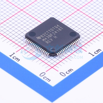 单片机(MCU/MPU/SOC) MSP430F2418TPMR LQFP-64 TI/德州 原装正品