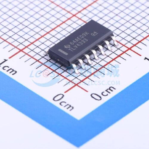精密运放 TLV4333IDR SOIC-14 TI/德州 电子元器件配单原装正品