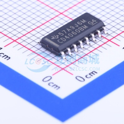 计数器/分频器 CD4060BM96 SOIC-16 TI/德州 电子元器件原装正品