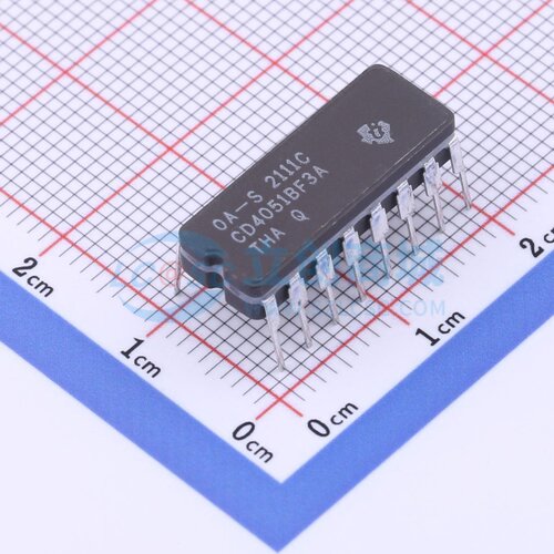 模拟开关/多路复用器 CD4051BF3A CDIP-16 TI/德州 电子元件配单