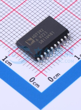 数模转换芯片DAC AD7392ARZ SOIC-20 ADI(亚德诺) 电子元器件配单