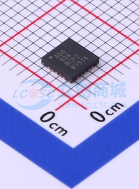 模拟开关/多路复用器 ADG904BCPZ LFCSP-20 ADI(亚德诺) 原装正品