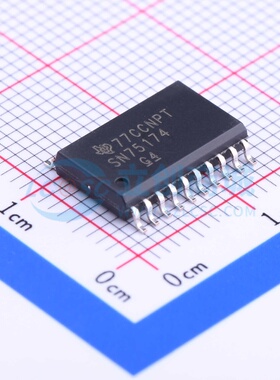 RS-485/RS-422芯片 SN75174DWR SOIC-20 TI/德州 电子元器件配单