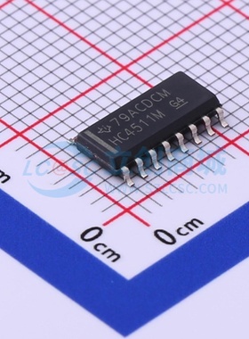 数码管驱动 CD74HC4511M96 SOP-16 TI/德州 电子元件配单原装正品