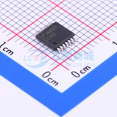 逻辑门 74LCX02MTCX TSSOP-14 onsemi(安森美) 电子元件原装正品