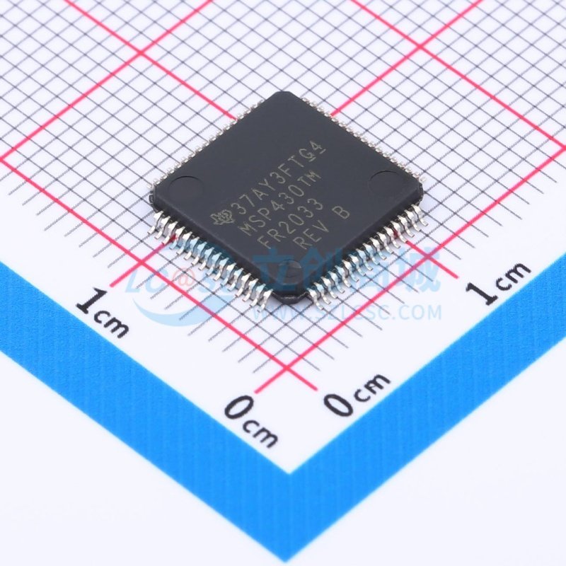 单片机(MCU/MPU/SOC) MSP430FR2033IPMR LQFP-64 TI/德州 元器件