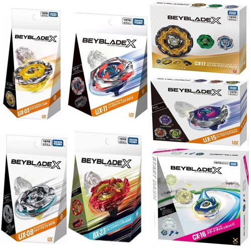 正版TOMY多美 BEYBLADE X系列 爆旋陀螺霸旋陀螺对战盘男孩玩具