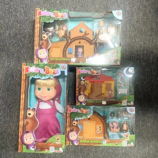 瑞华行玛莎和熊-豪华熊之家 儿童过家家大房子家具玩具套装