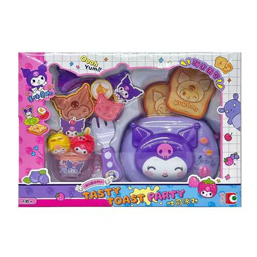 hellokitty凯蒂猫库洛米吐司派对柠檬茶制作儿童仿真过家家玩具