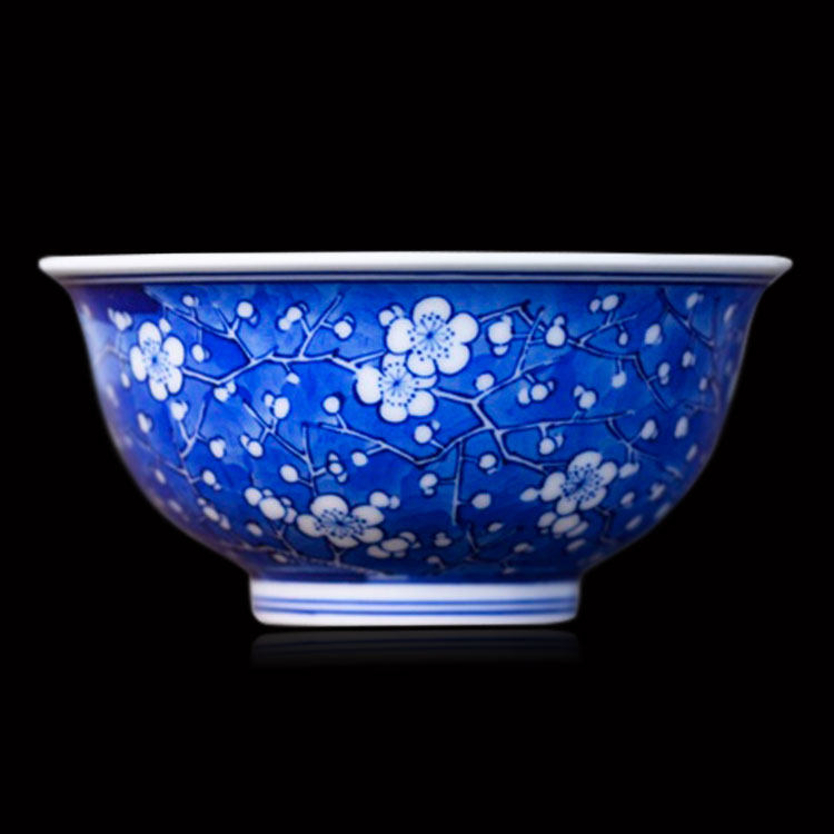 春风祥玉旗舰店 邹俊窑 2011辛卯款 老春手绘冰梅主人杯 满梅茶杯