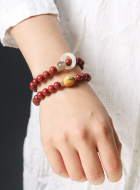 花蕊夫人合香珠手串中药草本泥珠古法手链舒缓情绪疏肝解郁手捻珠