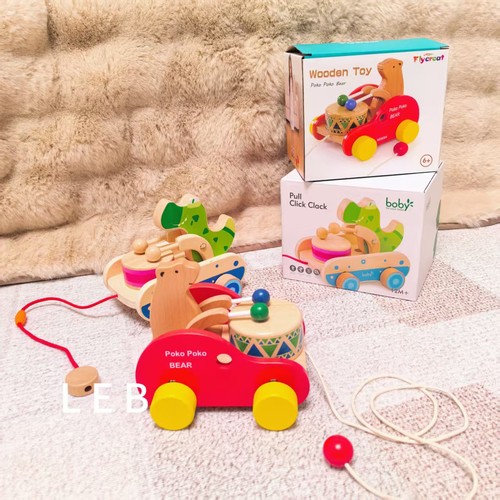 宝宝爬行引导玩具榉木结实耐用