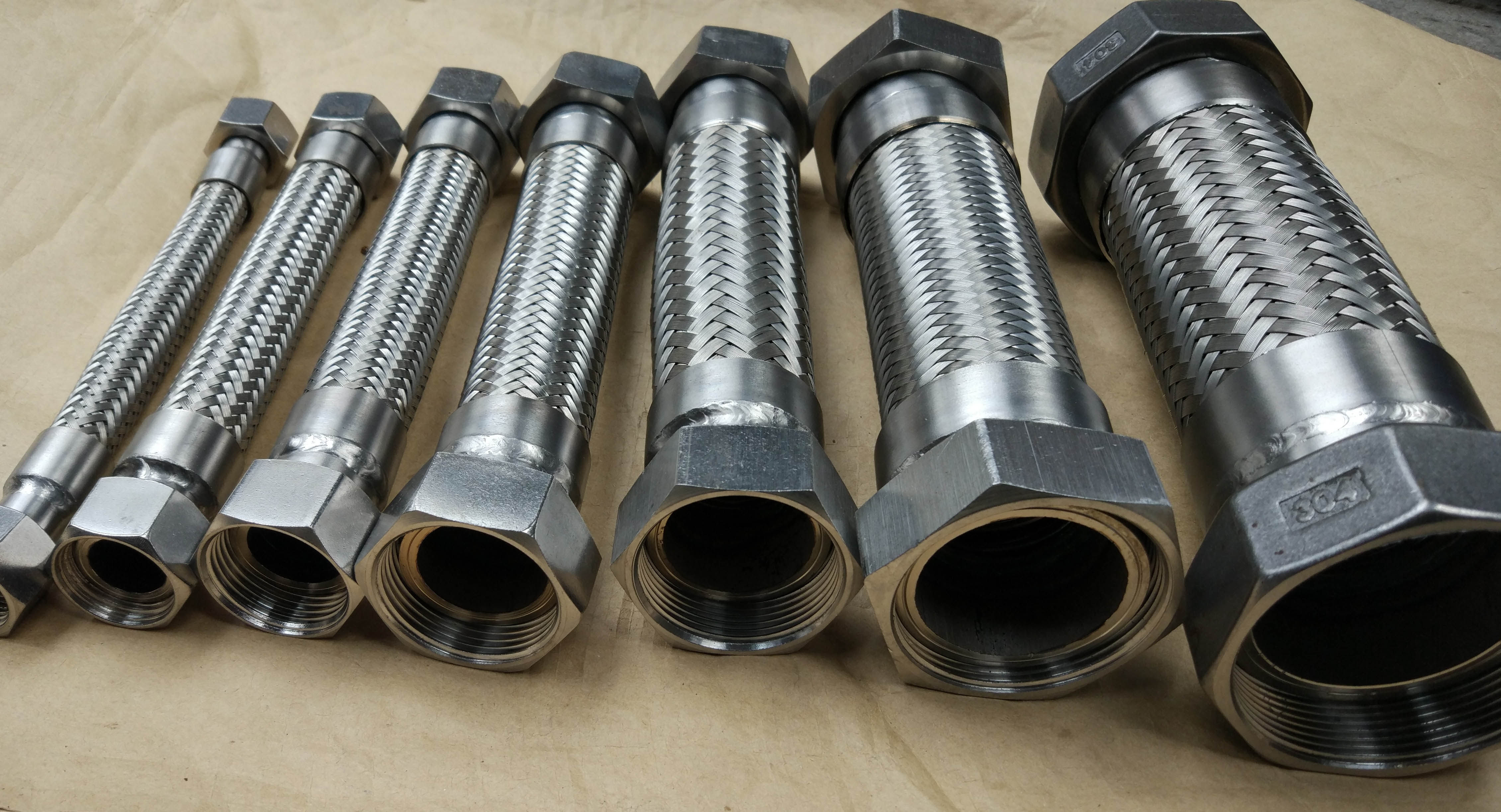 1寸2 1寸半2寸全不锈钢304，现货送垫片，高压高温油管蒸汽软连接,家装主材,进水软管,淘宝优惠券,粉丝福利购,淘宝优惠卷