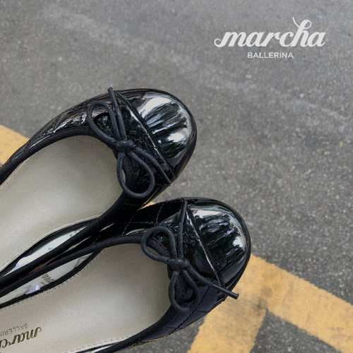 浅口蝴蝶结marcha单鞋百搭
