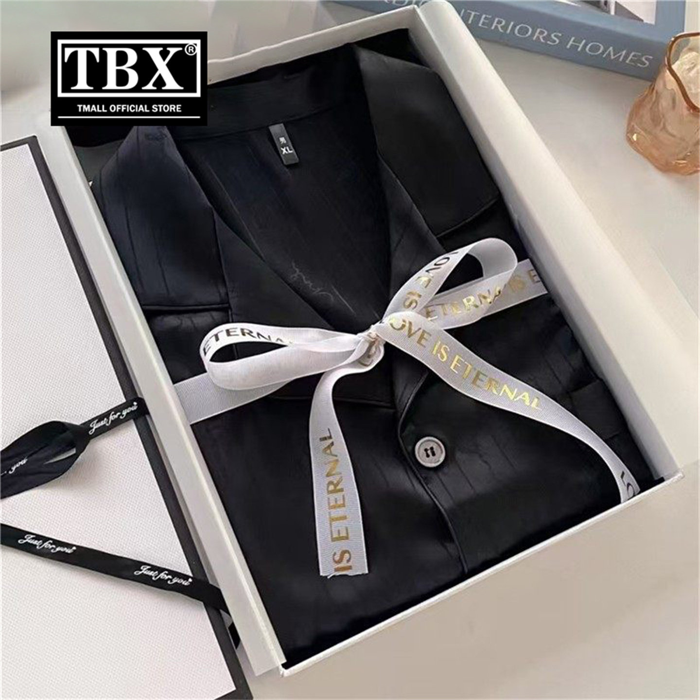 高端冰丝绸睡衣男士2026新款春夏季薄款高级感礼物居家服套装男款