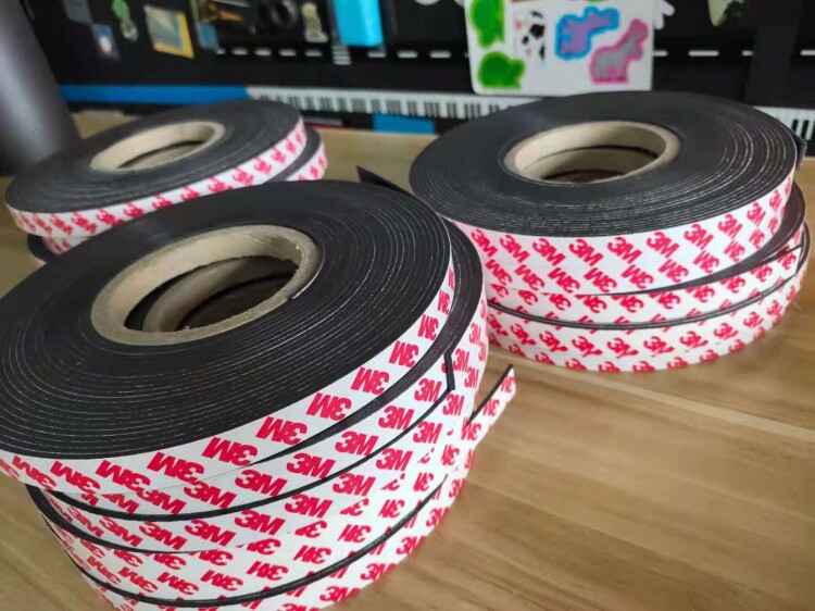吸铁片纱窗门窗吸力3m胶磁吸对吸磁胶条磁胶片货架条防蚊窗条自粘