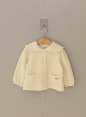 2025秋季韩国童装moimoln小云朵女宝宝儿童韩版上衣百搭外套B06P