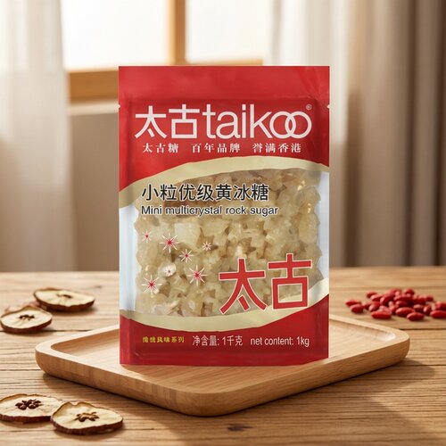 太古小粒黄冰糖袋装1kg  商用煲汤炖煮烹饪烘培材料