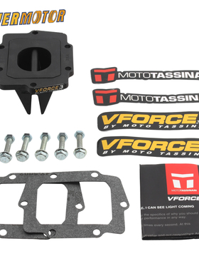 摩托车簧片阀V308A川崎KX250 1987-2004进气管阀门摩托车越野配件