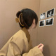 高级感木纹质感抓夹后脑勺盘发夹复古气质新款 发抓时尚 百搭鲨鱼夹