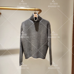 S不退换 美荀家 韩国代购 SANDRO 25年冬针织衫 SF25A3FRP36 1029