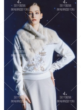 不退换美荀家 韩国百货 LANVIN 26春针织衫  LC2FB-KTO993W 1204