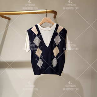 S不退换 美荀家 韩国代购 SANDRO 25年秋针织衫 SF25A3FRP09 920