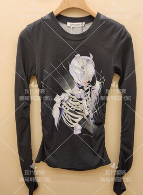 不退换美荀家韩国百货TOM GREYHOUND 26春T恤女 TG2G1-TTO174WOC