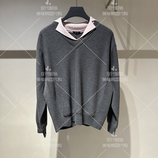 美荀家 韩国百货 SYSTEM 25年冬针织衫女 SY2FA-KTO895W 1020